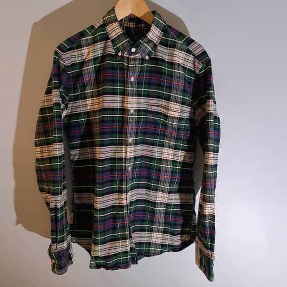 J. Crew Slim Fit Oxford men's large long sleeve button down shirt style C4283 - Picture 2 of 12